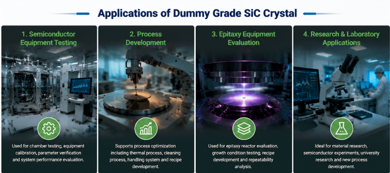 dummy-grade-sic-crystal-semiconductor-testing